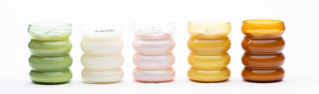 Take it easy • wiggle collection  • green • 9 oz soy candle