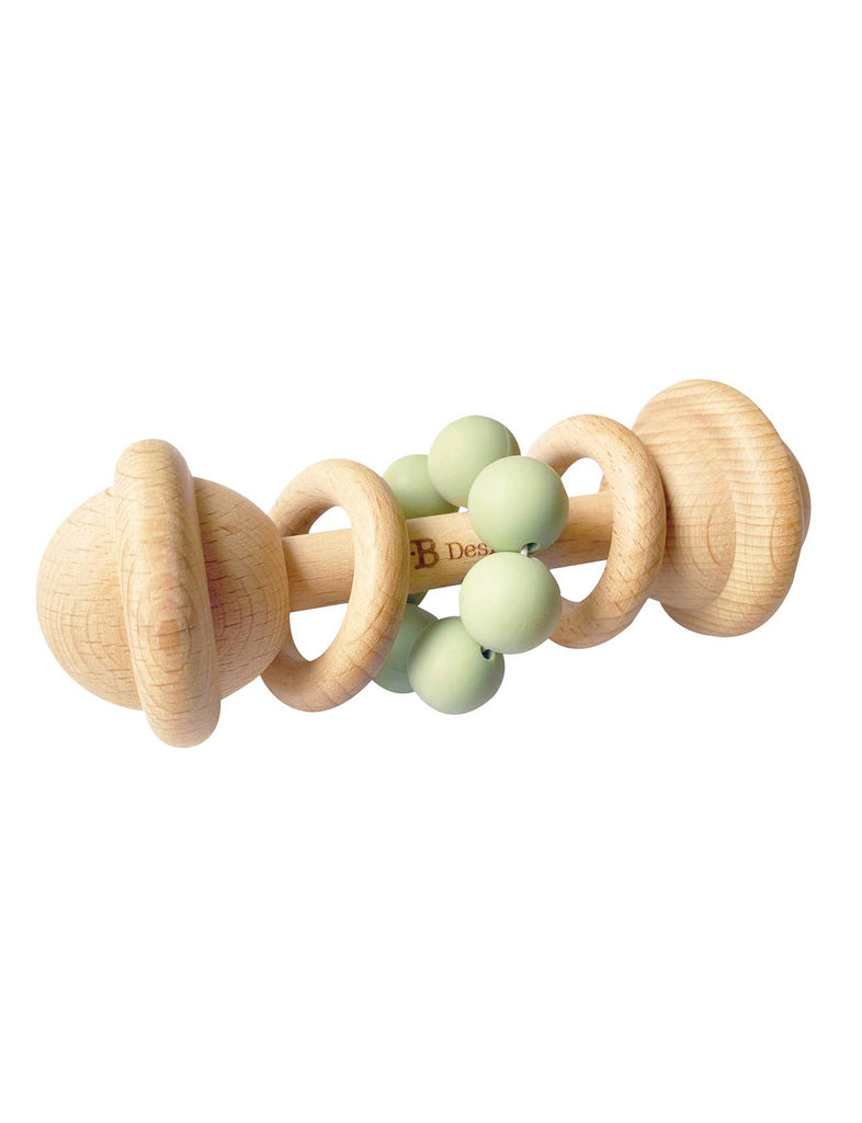 Wooden Rattle Toy | Sage