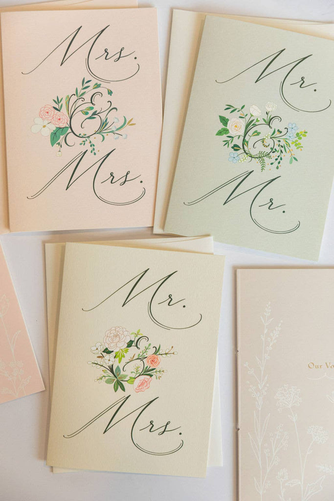 Mrs. &. Mrs. Greeting Card