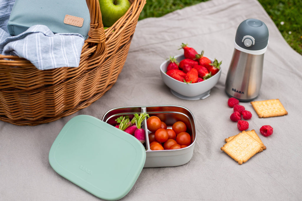 BEABA Stainless Steel Lunch Box - Sage