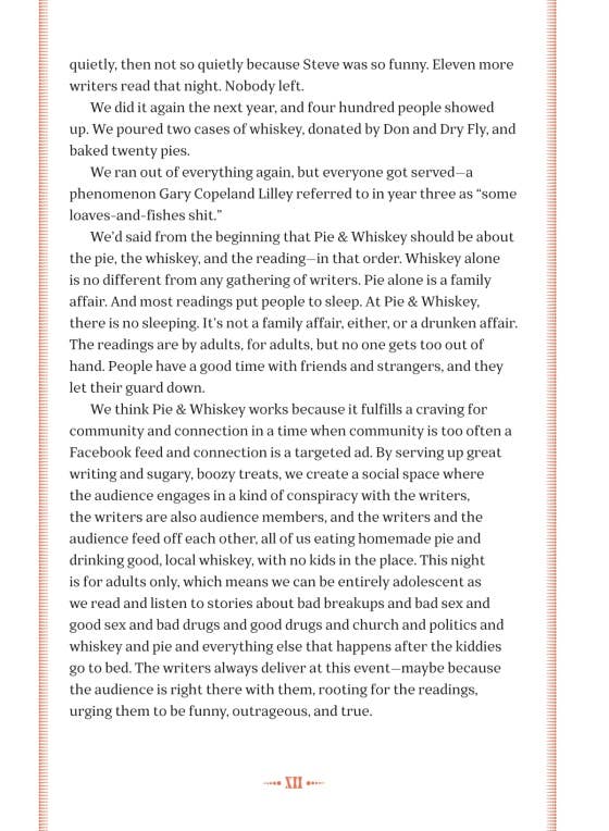 Pie & Whiskey: Writers Under the Influence of Butter & Booze
