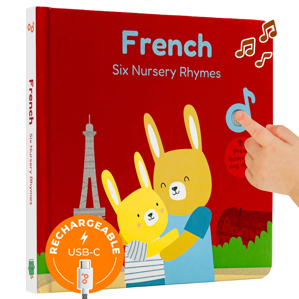 Cali's Book French Nursery Rhymes Book-Bilingual Sound Books