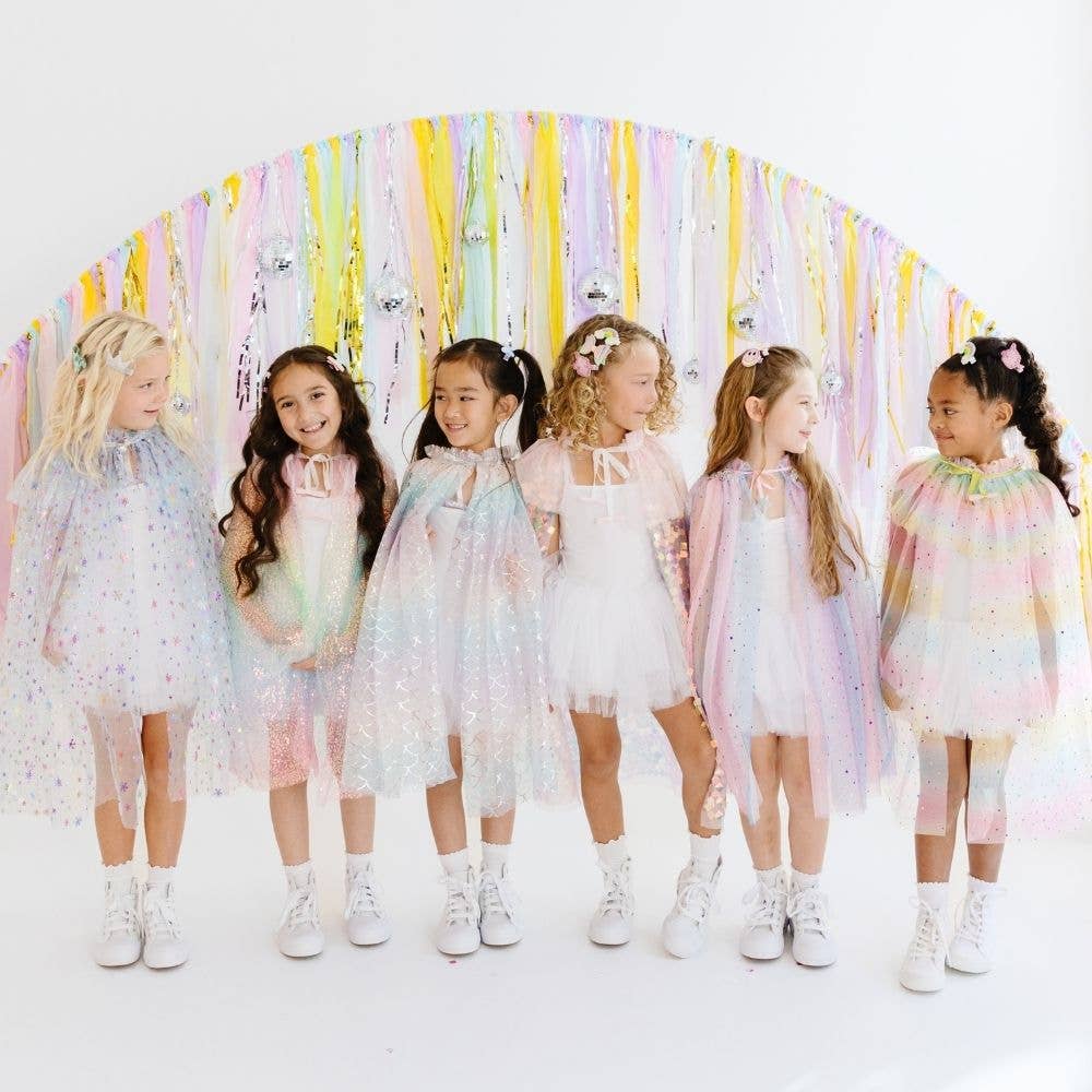 Blush Shimmer Star Cape - Dress Up - Kids