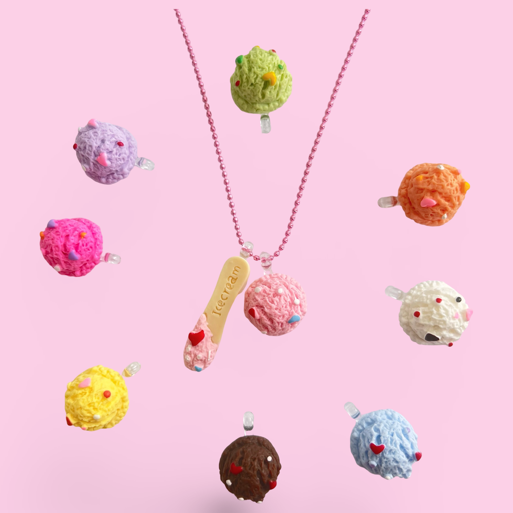 Gelato Necklace I Charm Necklace I Ice Cream I Handmade