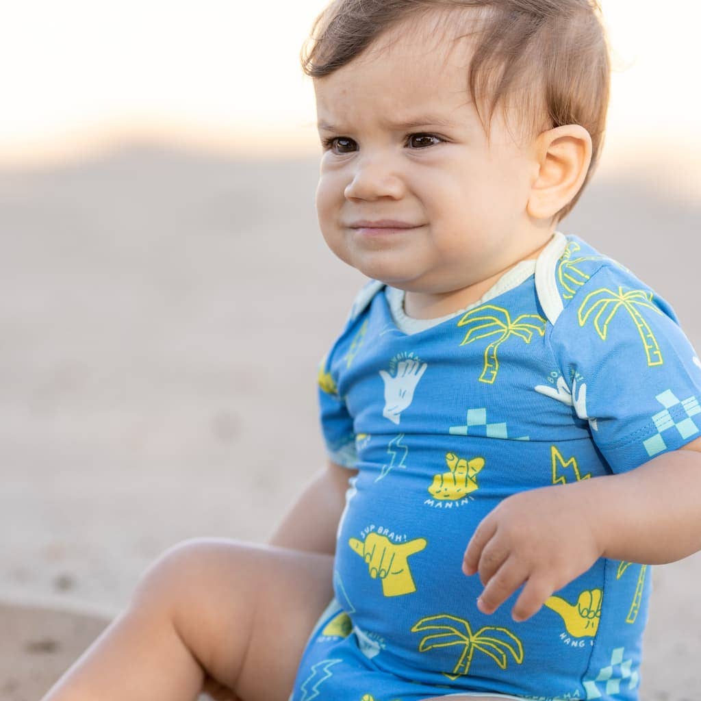 Shaka Code Baby Bamboo Onesie: 6-12M