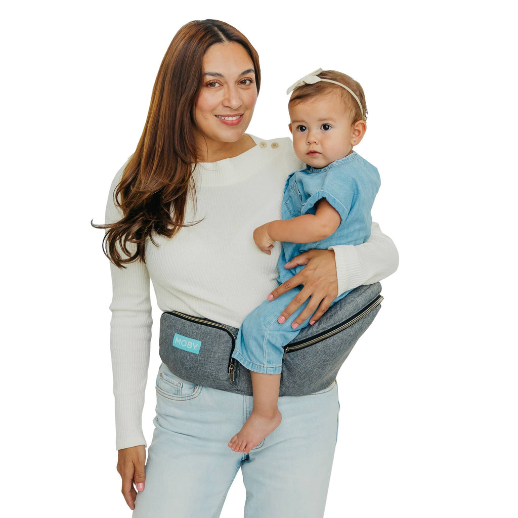 Moby Hip Seat - Heather Grey