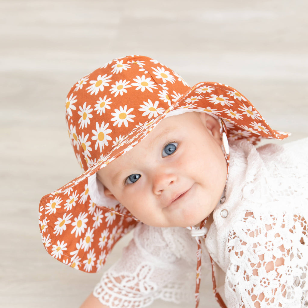 Ginger Daisy Sunhat UPF 50+ Baby & Toddler: 12-24 months