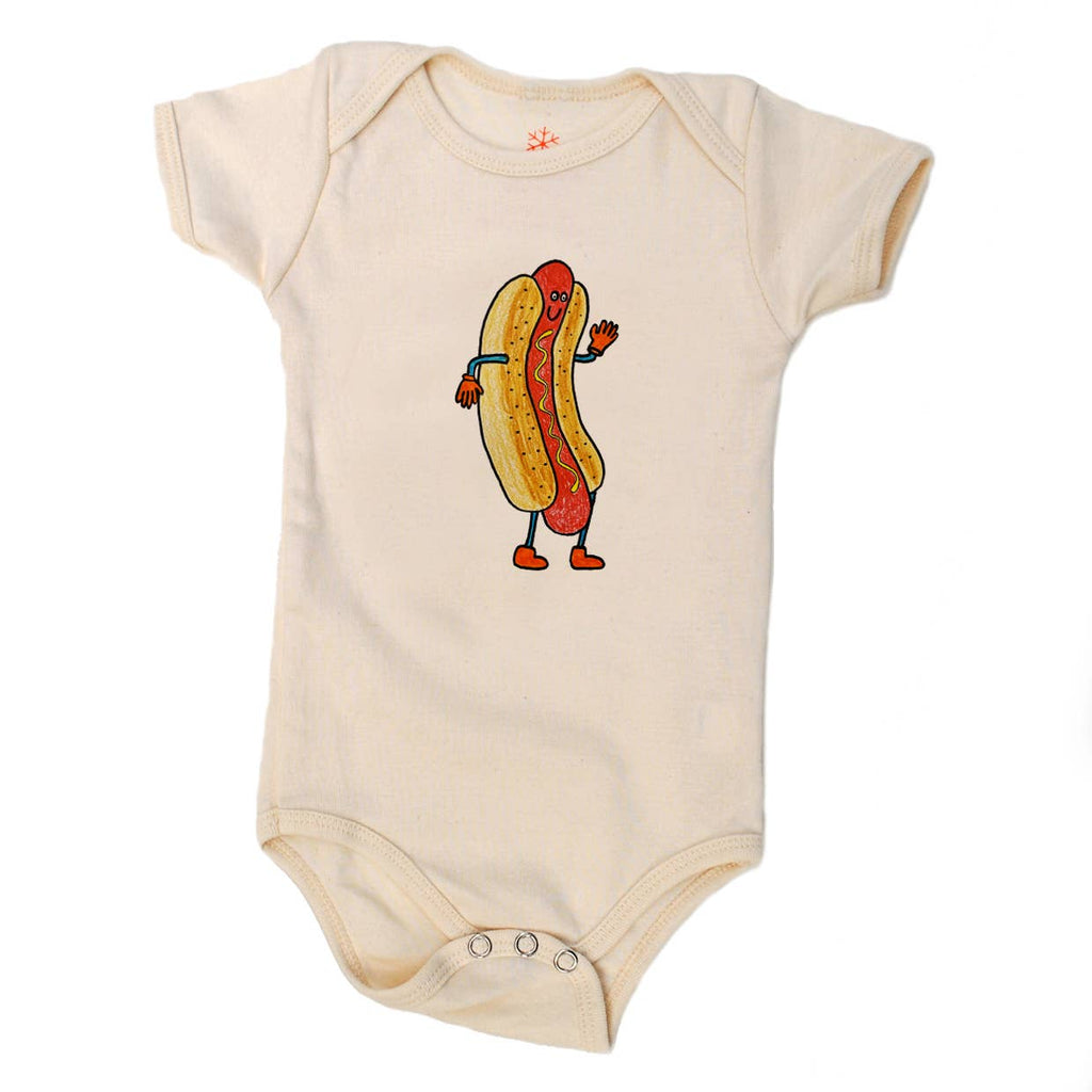 Hotdog - Organic Baby Onesie