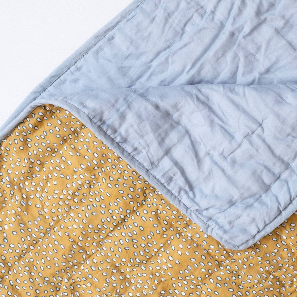 Leo Mustard Little Quilt