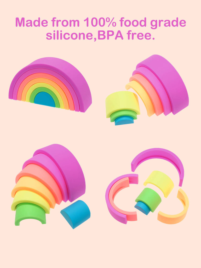 Rainbow Stacking Toy | Bright