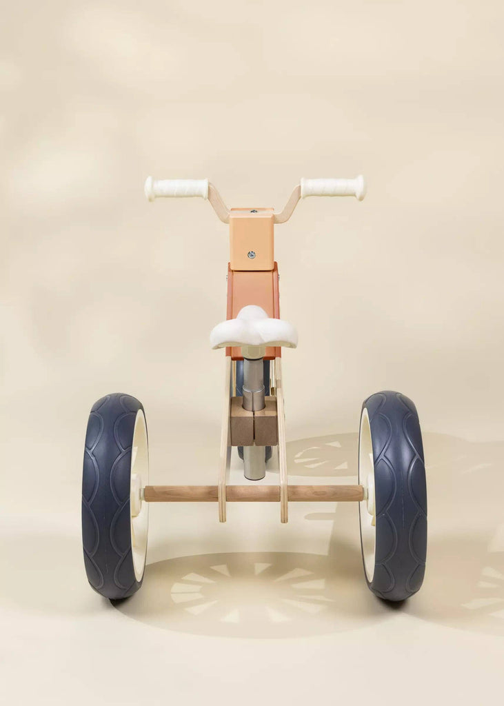 Wooden Balance Bike - 3 in 1 - Grapefruit