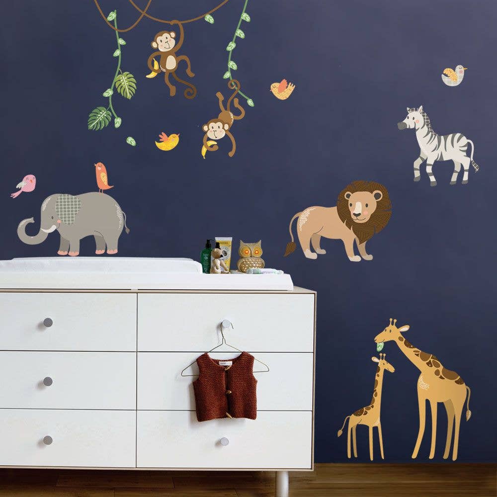 Jungle Animals Wall Sticker