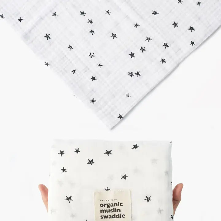 Organic Musilin Swaddle | Stars