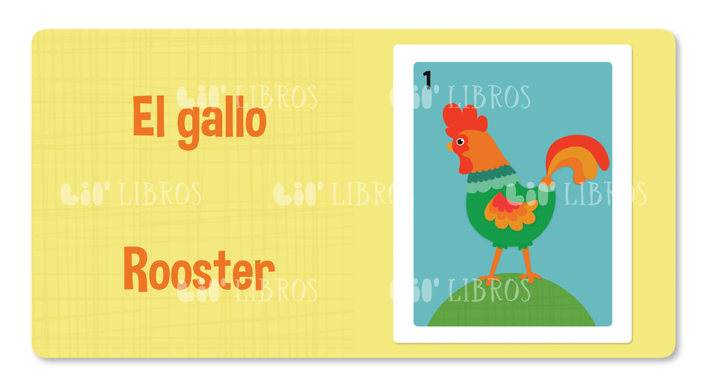 Loteria: First Words / Primeras palabras (Bilingual: English and Spanish)