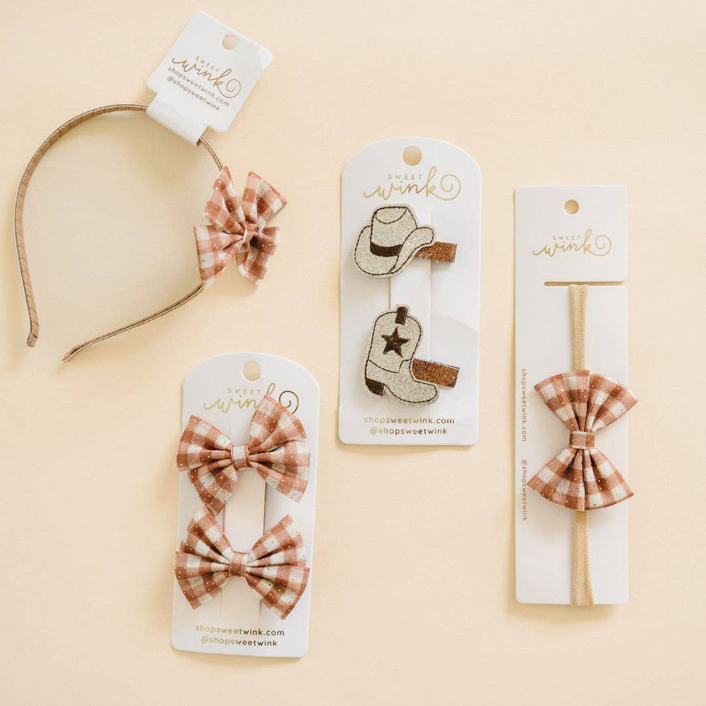 Cowgirl Cutie Clip Set - Western - Fall - Hair Clips