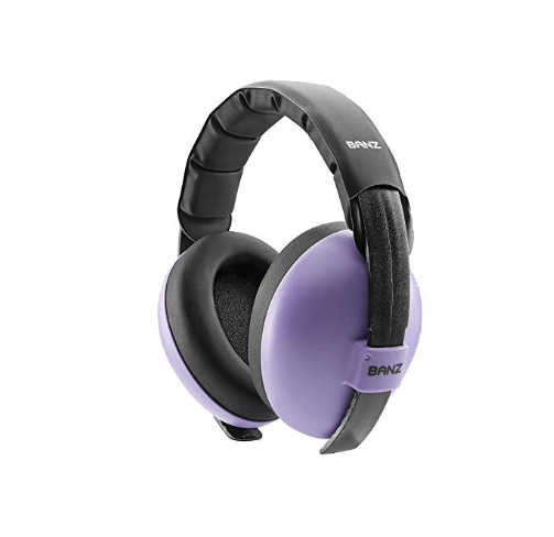 Baby Earmuffs Solids Noise Attenuation Ear Warmers for Kids: Orchid