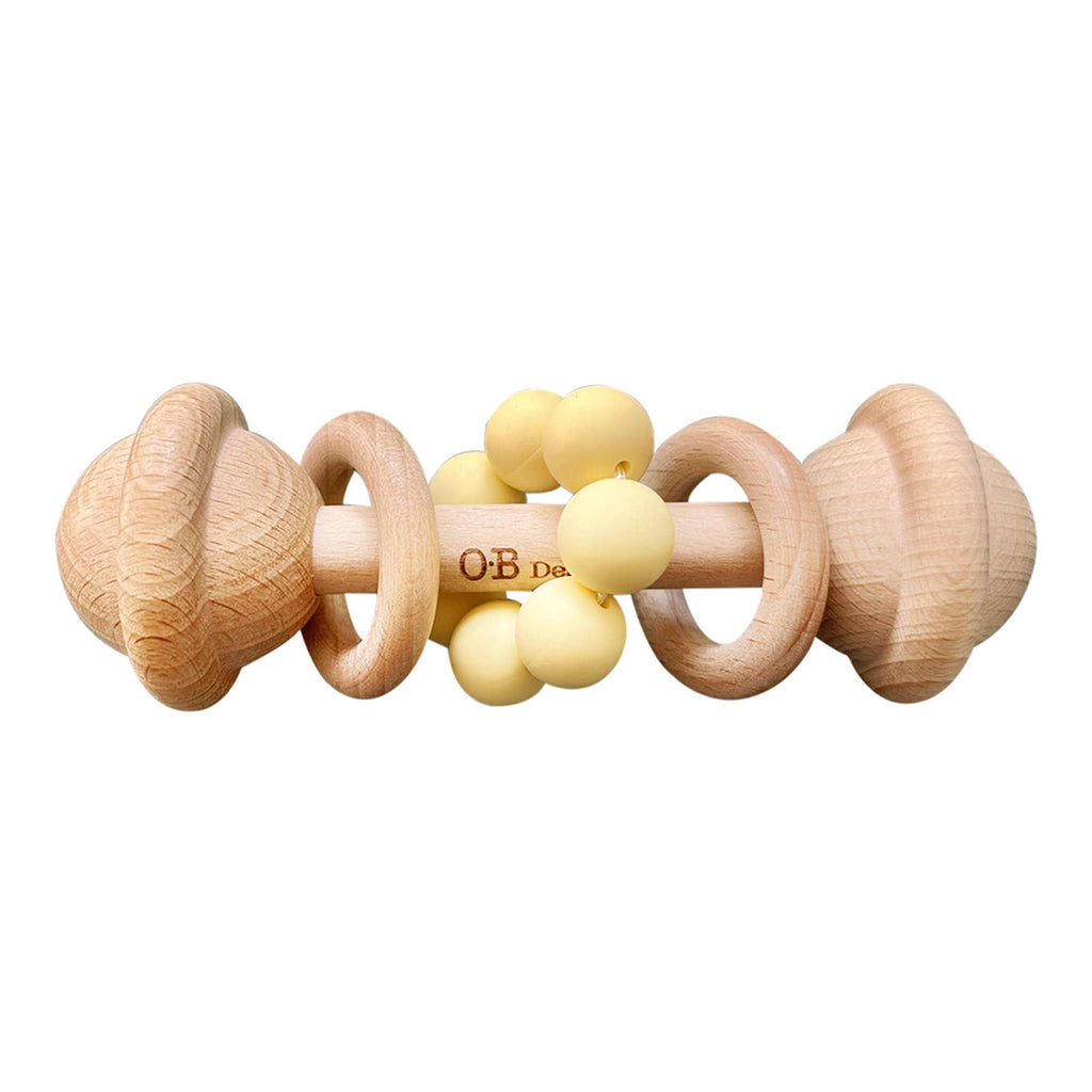 Lemon Wooden Rattle Toy