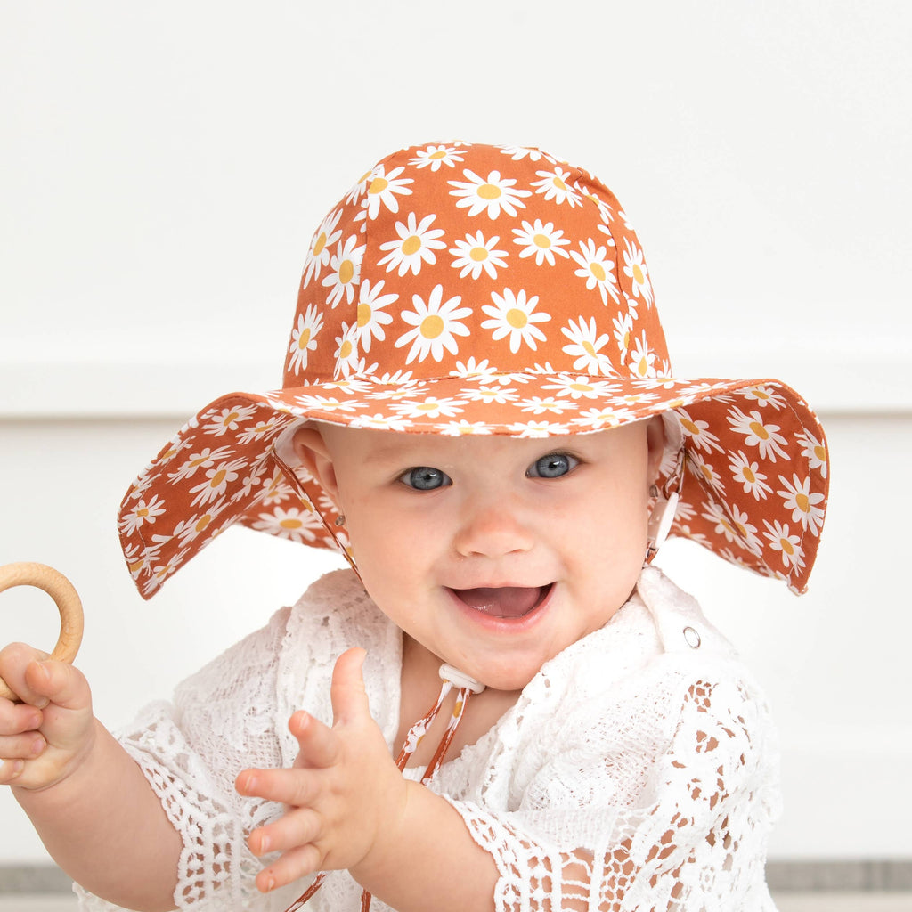 Ginger Daisy Sunhat UPF 50+ Baby & Toddler: 12-24 months