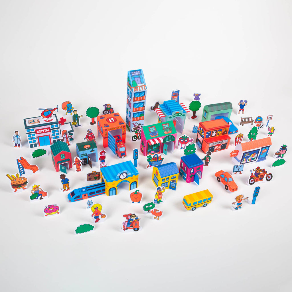 City OMY Paper Toys