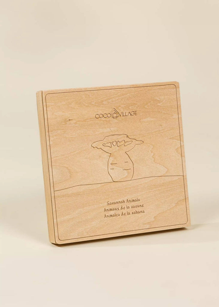 Wooden Balance Puzzle - Savane (8 pcs)
