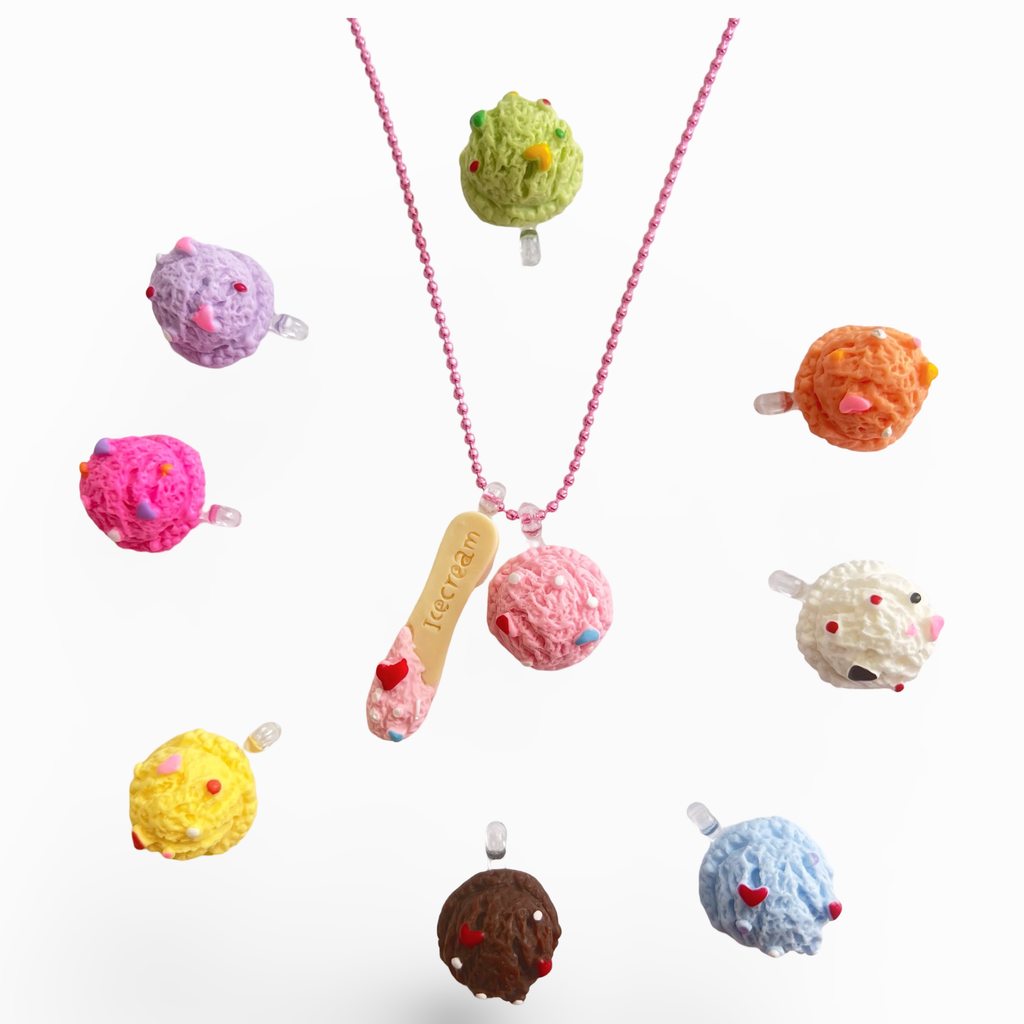 Gelato Necklace I Charm Necklace I Ice Cream I Handmade