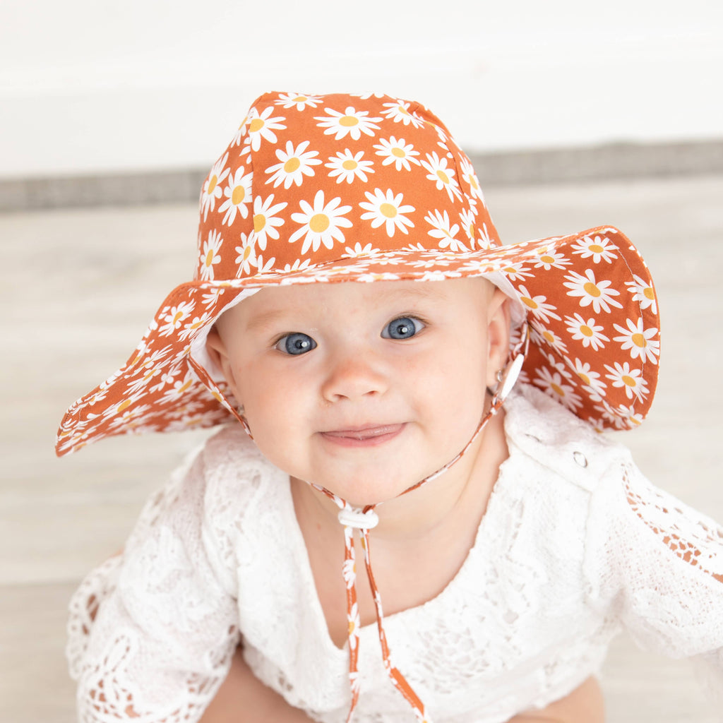 Ginger Daisy Sunhat UPF 50+ Baby & Toddler