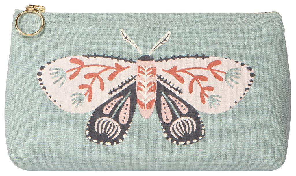 Far And Away Cotton Cosmetic Pencil Bag