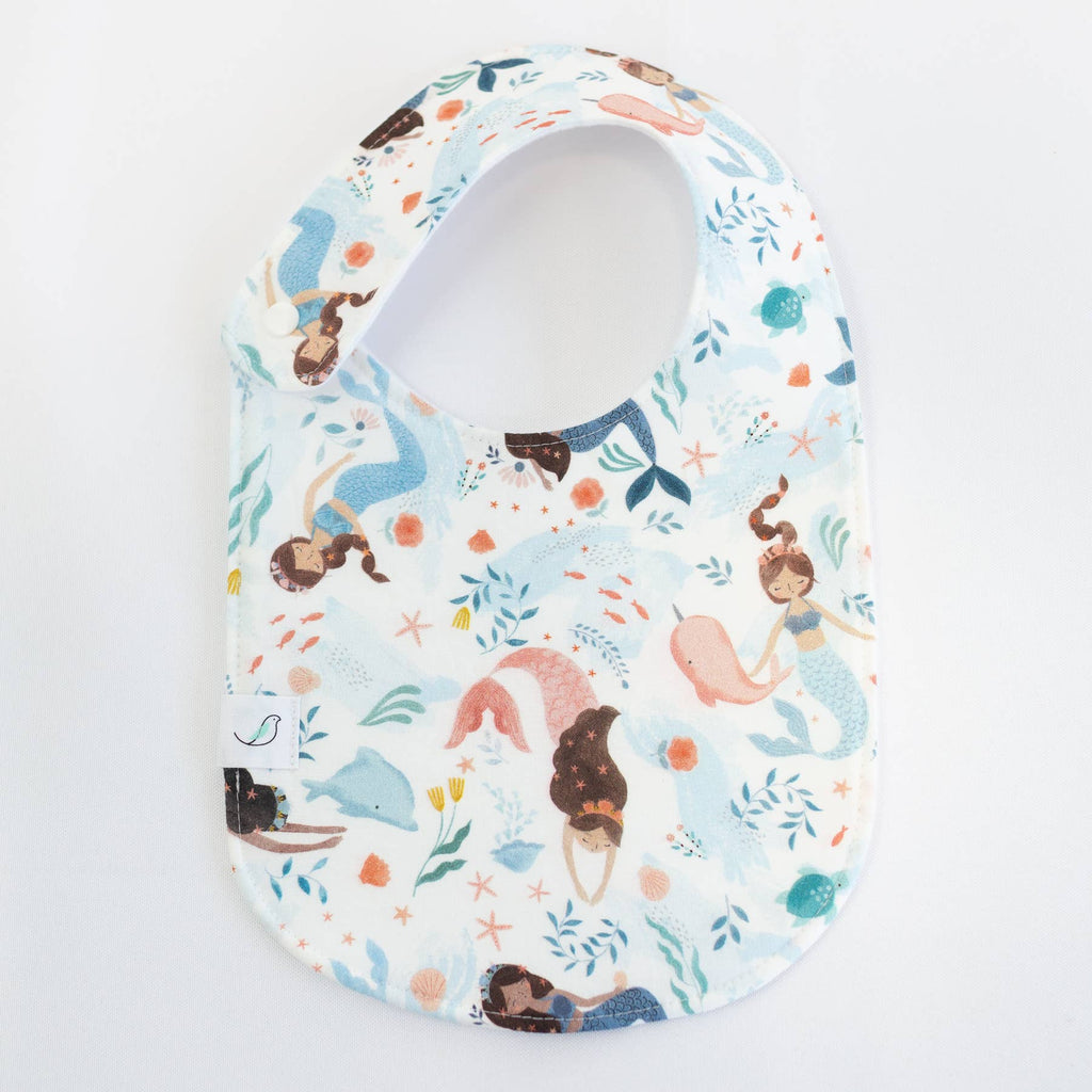 Charlie Snap Bib - Mermaids