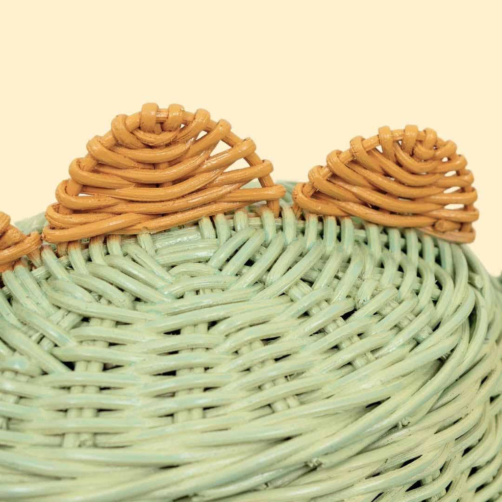 Handcrafted - Dinosaur Basket Small - Rattan Wicker