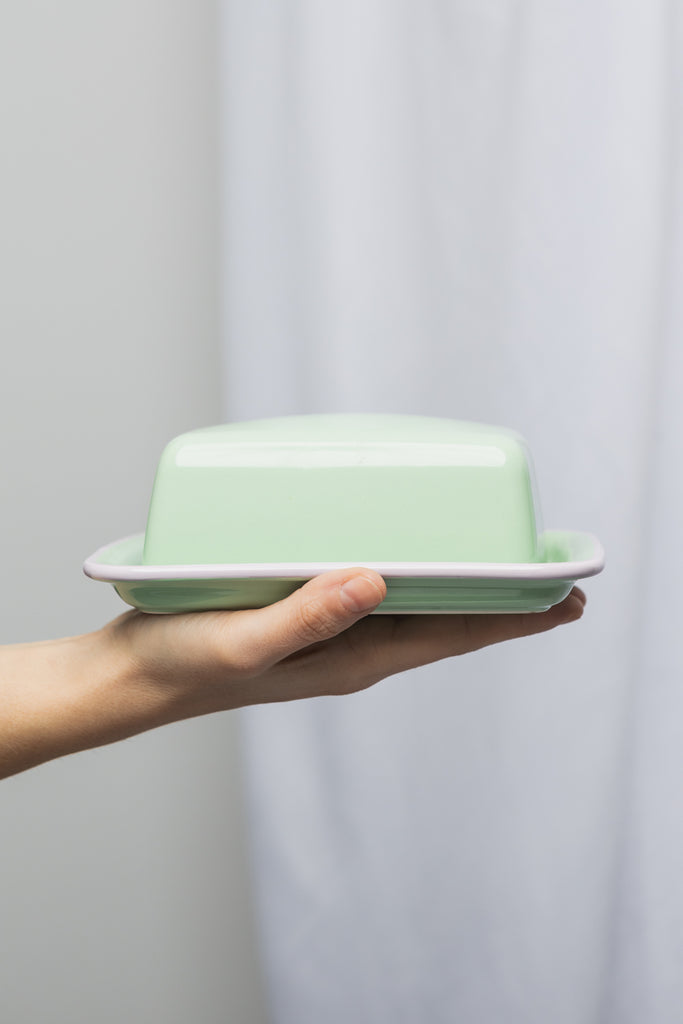 Butter dish GREEN CANDY