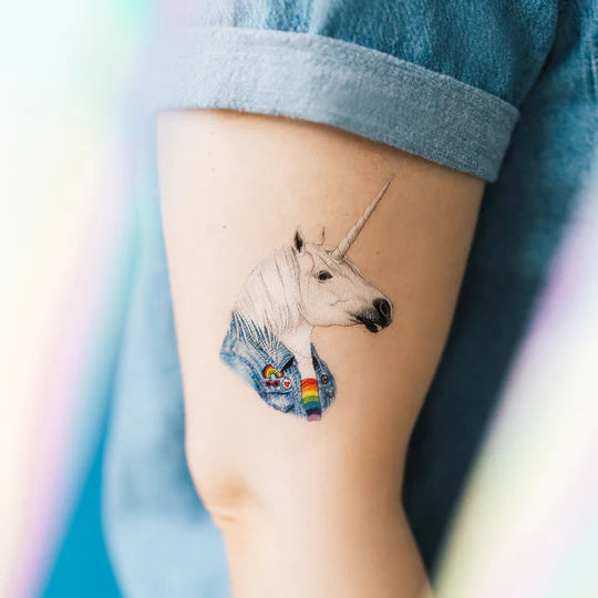 Cool Unicorn Tattoo