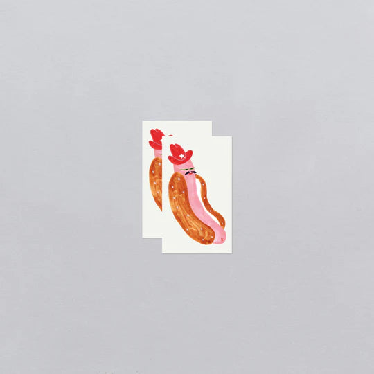 Cowboy Hotdog Tattoo