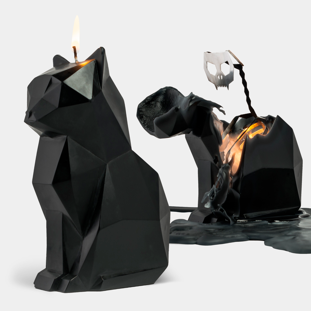 PyroPet Kisa Black - Cat Candle