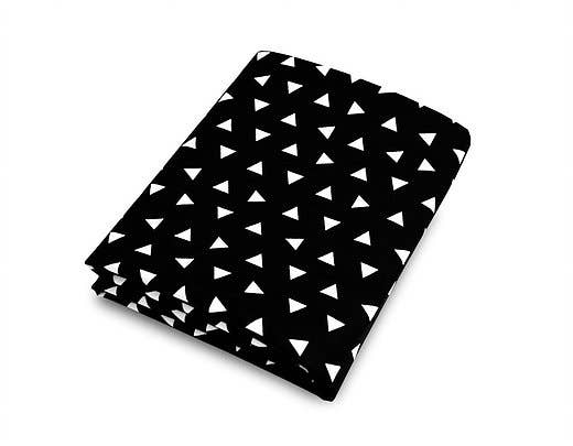 Triangle Crib Sheet - Black