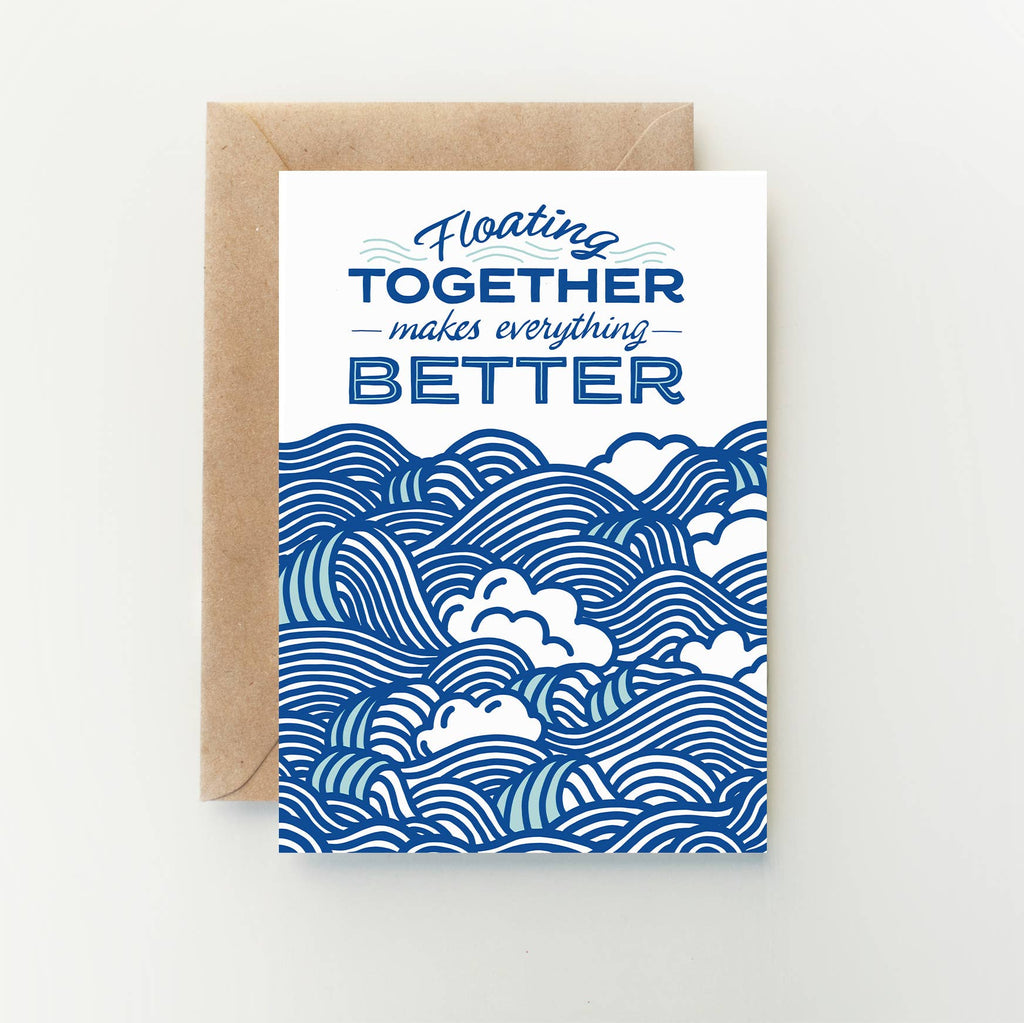 Floating Together - Greeting Card