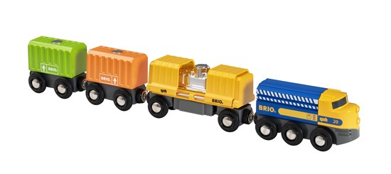 BRIO World Three Wagon Cargo Train