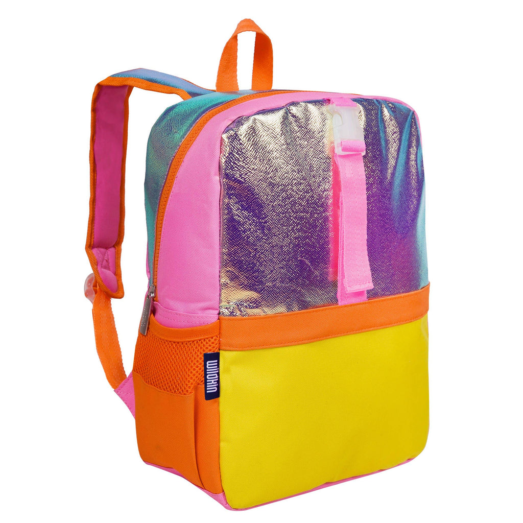 Orange Shimmer Pack It All Backpack