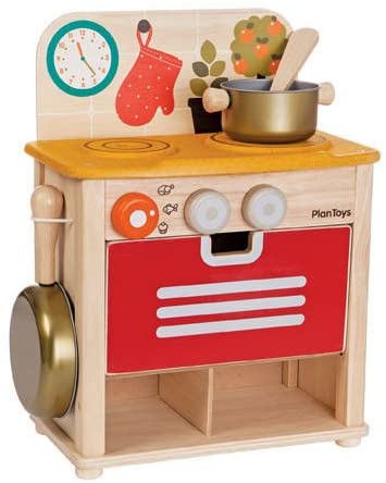 Wooden Pretend Play Kitchen Set
