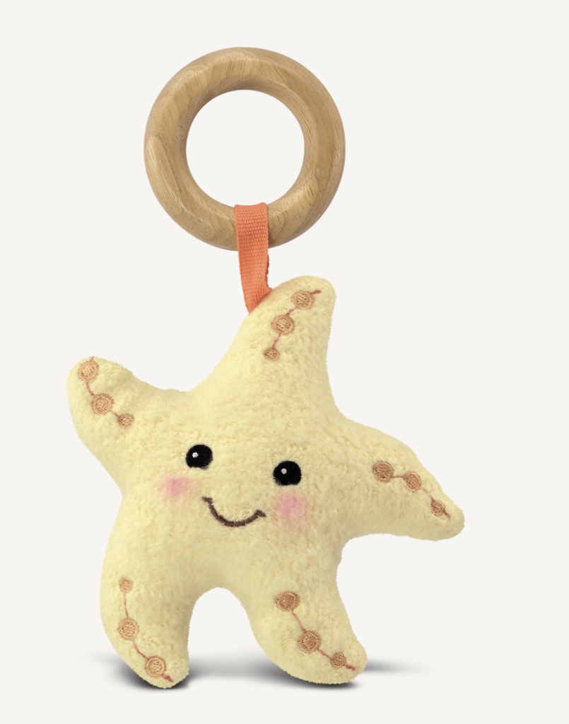 Starfish Teething Rattle