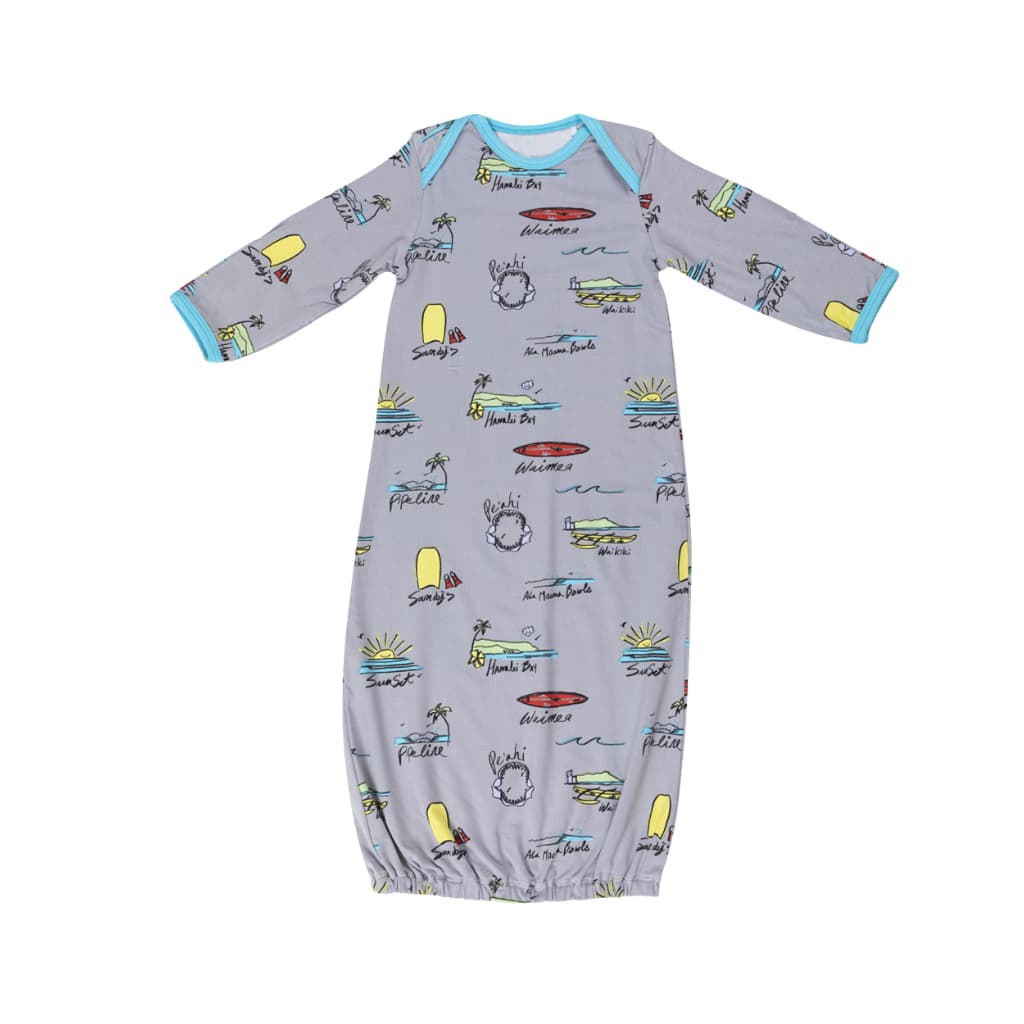 Surf Report Layette Gown