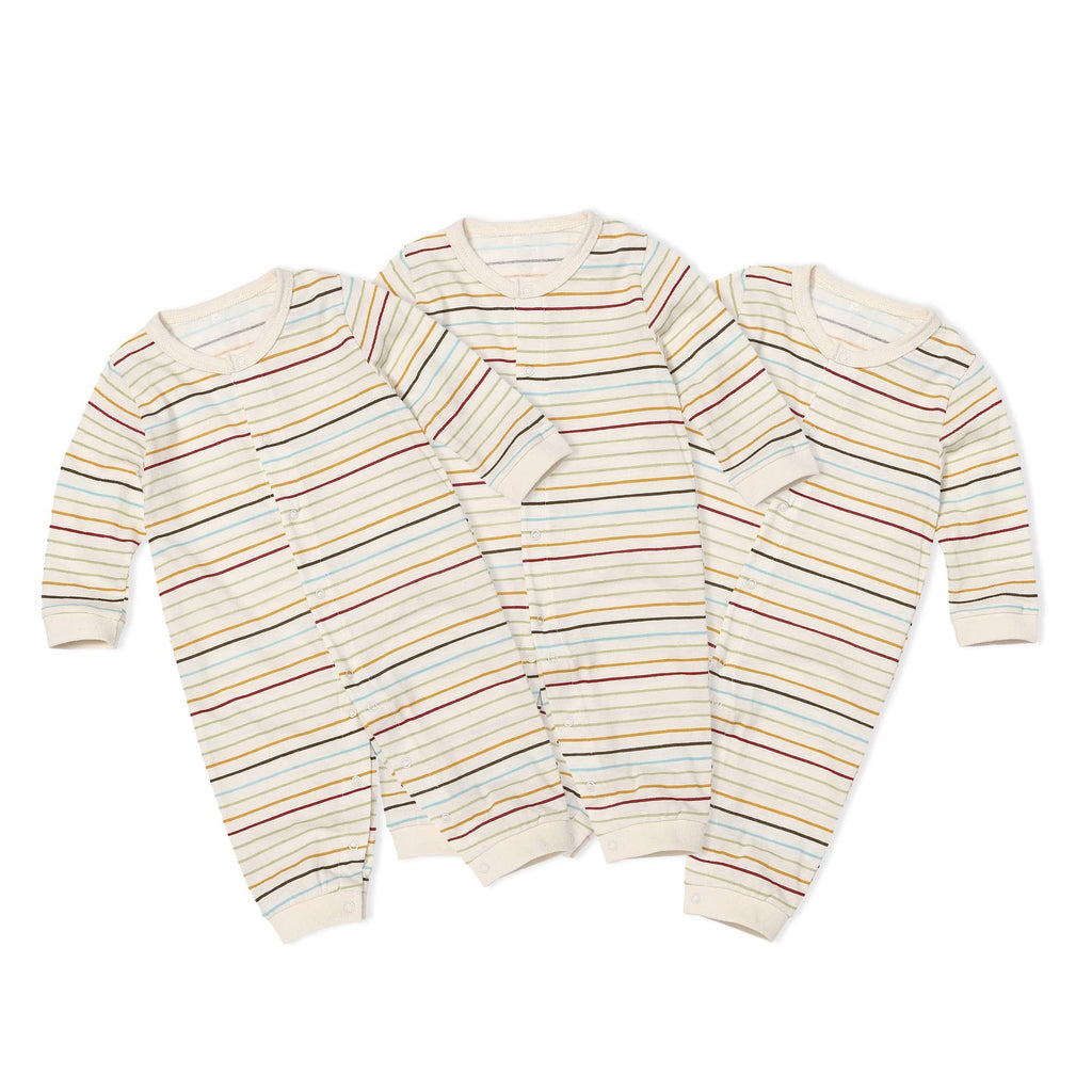 Organic Newborn Onesie Bodysuit (3pk)- Baby Stripe