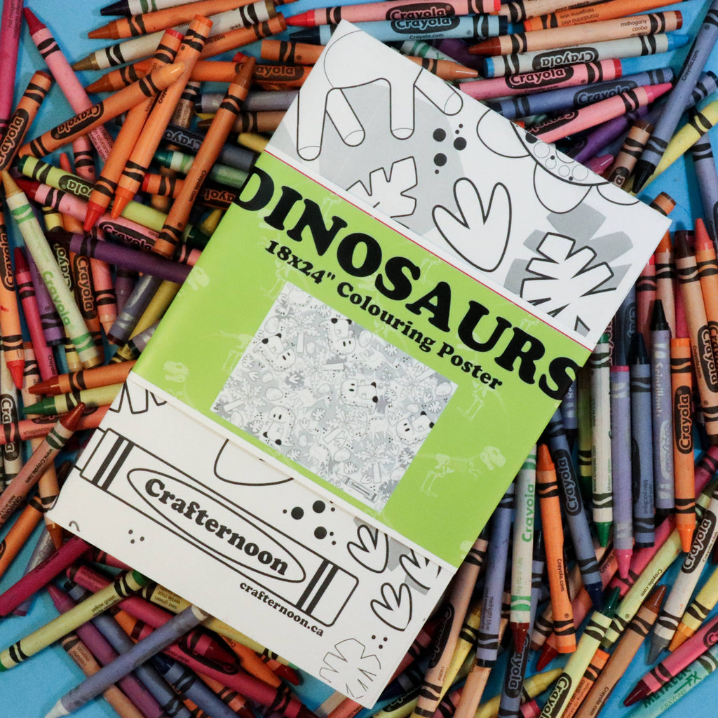 Dinosaurs Mini Colouring Poster