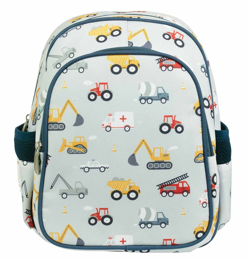 Kids backpack insulated front compartment: Vehicles, cars