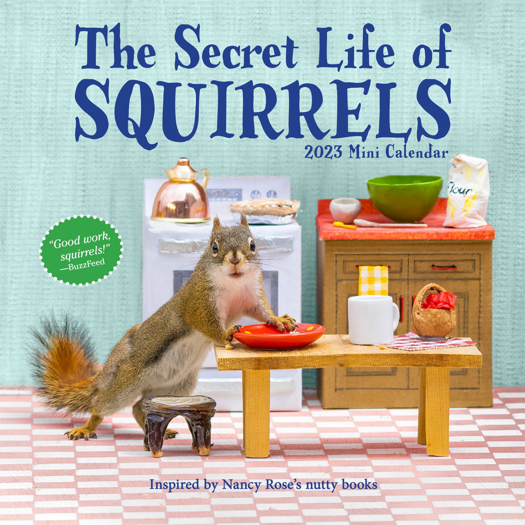 The Secret Life of Squirrels Mini Wall Calendar 2023