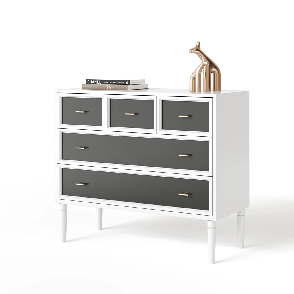 Savannah 5-drawer Dresser - White Maple