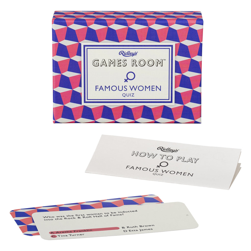 Ridley's Games Famous Women Quiz Game