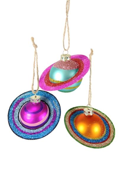 COSMIC SATURN Christmas Ornament
