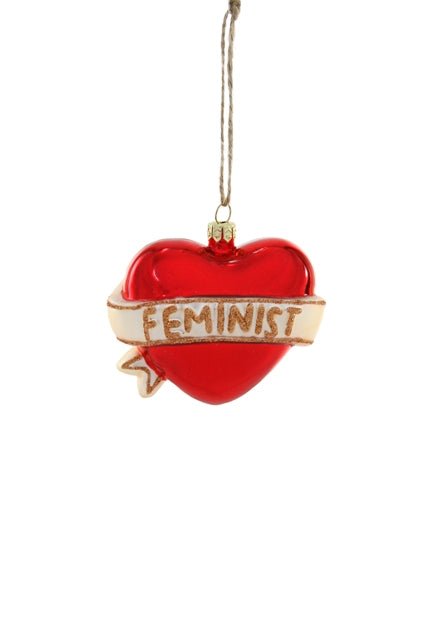 FEMINIST Christmas Ornament
