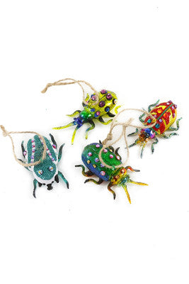 TINY BEETLE Christmas Ornament