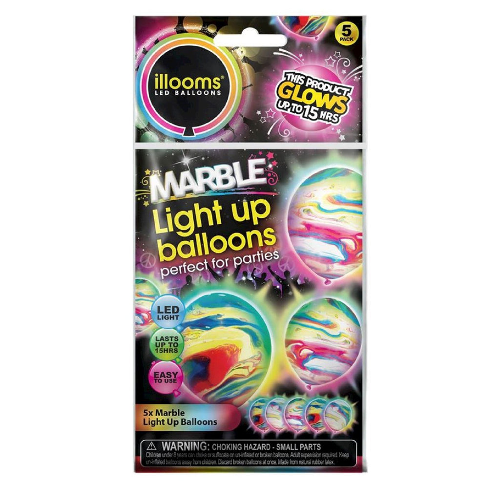 Marble LED Ballons